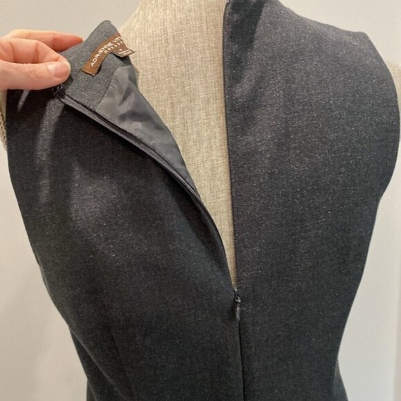 Adrienne Vittadini Gray Dress Sleeveless size 4 - Picture 11 of 13